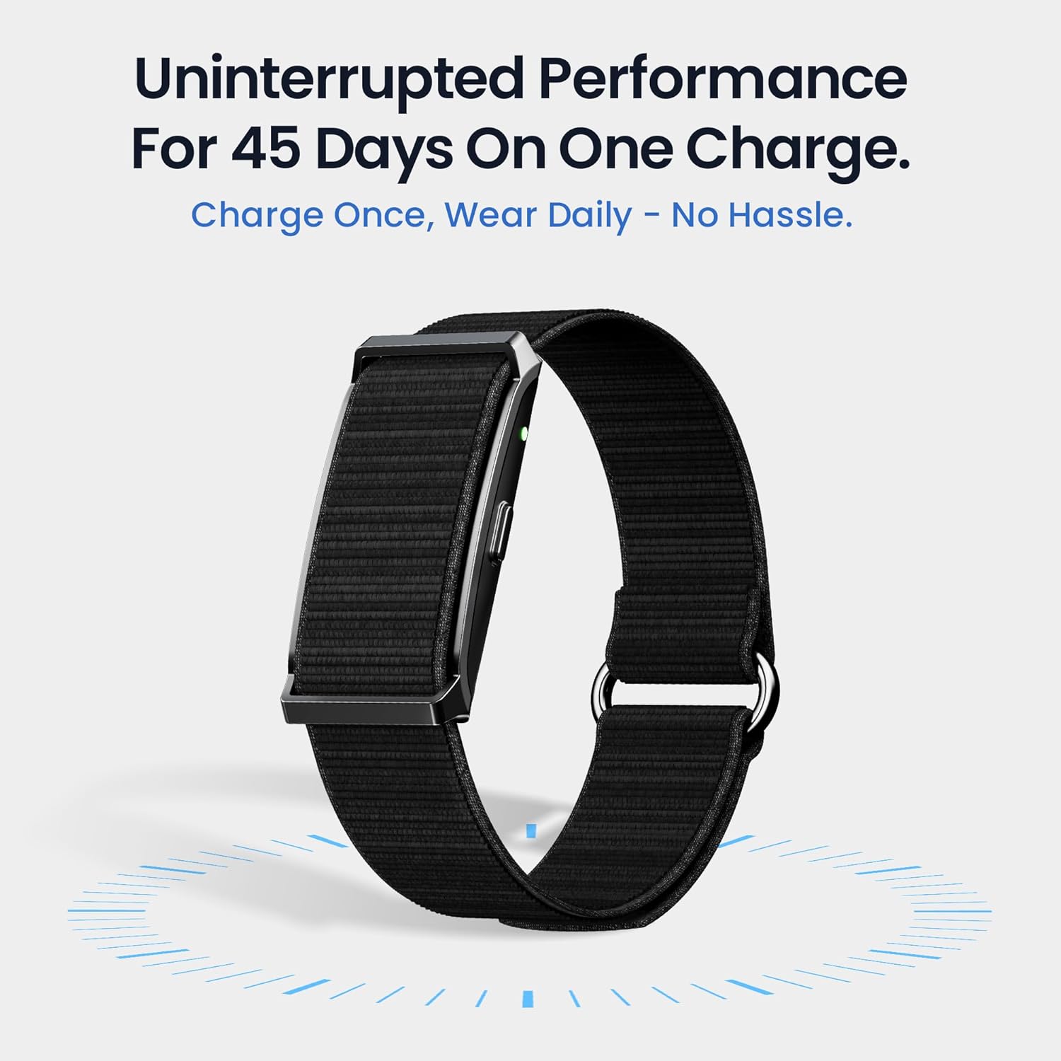 Pebble Newly Launched Qore Fitness Band with 45 Days Battery Life - Image 2
